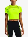 Dámské tričko Under Armour  Run Anywhere Crop SS-GRN