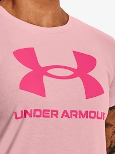 Dámské tričko Under Armour  SPORTSTYLE LOGO SS-PNK