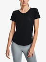 Dámské tričko Under Armour  Streaker Deco Diamond SS-BLK S