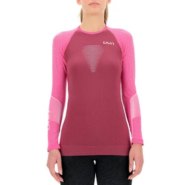 Dámské tričko UYN Marathon OW Shirt LS Red Plum