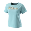 Dámské tričko Wilson  Script Eco Cotton Tee W Reef