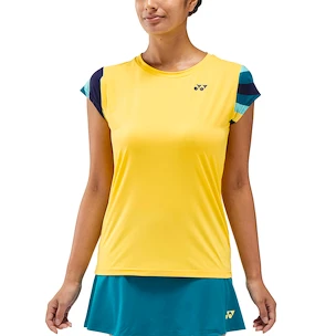 Dámské tričko Yonex  Women's Crew Neck Shirt 20754 Soft Yellow