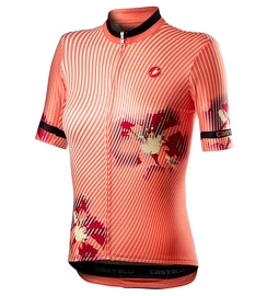 Dámský cyklistický dres Castelli Primavera Jersey Peach Echo