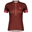 Dámský cyklistický dres Scott  Endurance 20 S/Sl Rust Red/Brick Red M