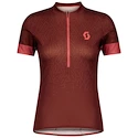 Dámský cyklistický dres Scott  Endurance 20 S/Sl Rust Red/Brick Red M