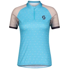 Dámský cyklistický dres Scott Endurance 30 S/Sl Breeze Blue/Blush Pink