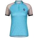 Dámský cyklistický dres Scott  Endurance 30 S/Sl Breeze Blue/Blush Pink S