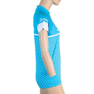 Dámský cyklistický dres Sensor  Cyklo Dots Blue