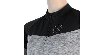 Dámský cyklistický dres Sensor  Cyklo Motion Grey/Black