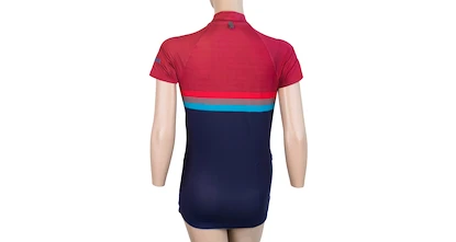 Dámský cyklistický dres Sensor  Cyklo Summer Stripe Blue/Lilla