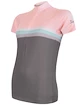 Dámský cyklistický dres Sensor  Cyklo Summer Stripe Grey/Pink XL