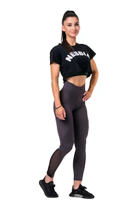 Dámský top Nebbia  Fit & Sporty crop top black L