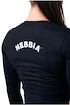 Dámský top Nebbia Hero Sporty Hero crop top long sleeve black