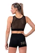 Dámský top Nebbia Intense Gold Mesh Mini Top 830 black