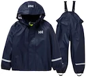 Dětská bunda Helly Hansen  Bergen 2.0 PU Rainset Navy 86 cm