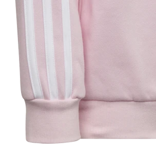 Dětská mikina adidas  Essentials 3-Stripes Crew Neck Clear Pink