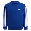 Dětská mikina adidas  Essentials 3-Stripes Crew Neck Royal Blue 104 cm