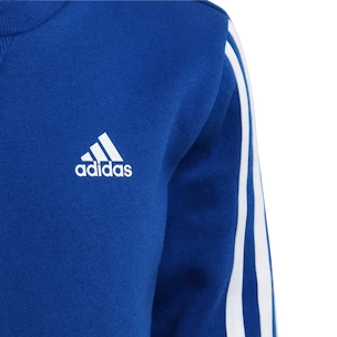 Dětská mikina adidas  Essentials 3-Stripes Crew Neck Royal Blue