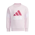 Dětská mikina adidas  Graphic Crew Neck Clear Pink 122 cm