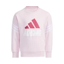 Dětská mikina adidas  Graphic Crew Neck Clear Pink