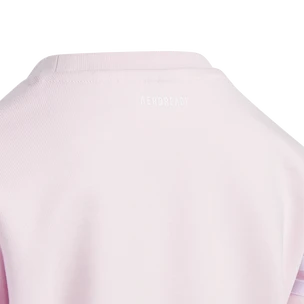 Dětská mikina adidas  Graphic Crew Neck Clear Pink