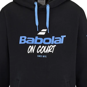 Dětská mikina Babolat  Exercise Hood Sweat Jr Black