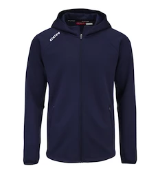 Dětská mikina CCM  LOCKER ROOM FLEECE FULL ZIP HOODIE true navy