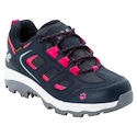 Dětská outdoorová obuv Jack Wolfskin  Vojo Texapore Low Dark Blue / Pink  EUR 30