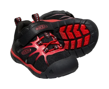 Dětská outdoorová obuv Keen Chandler 2 Cnx Tots Black/Red Carpet  US 6