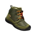 Dětská outdoorová obuv Keen Howser II Chukka Wp Capulet Olive/Russet Orange