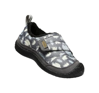 Dětská outdoorová obuv Keen Howser Low Wrap Steel Grey/Star White  US 11