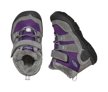 Dětská outdoorová obuv Keen Knotch Chukka Tots Steel Grey/Charisma  US 5