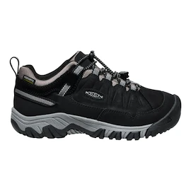 Dětská outdoorová obuv Keen TARGHEE IV Low WP Black/Steel grey