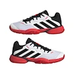 Dětská tenisová obuv adidas Barricade K White/Core Black