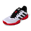 Dětská tenisová obuv adidas Barricade K White/Core Black