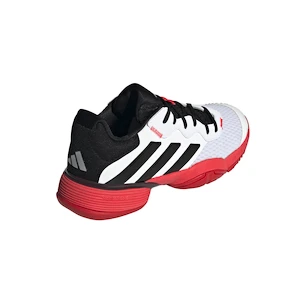 Dětská tenisová obuv adidas Barricade K White/Core Black