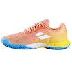 Dětská tenisová obuv Babolat Jet Mach 3 All Court Girl Coral/Gold Fusion