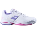 Dětská tenisová obuv Babolat Propulse All Court Junior Girl White/Lavender  EUR 40