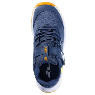 Dětská tenisová obuv Babolat Pulsion Kid All Court Boy Blue/Yellow  EUR 28