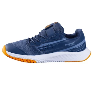 Dětská tenisová obuv Babolat Pulsion Kid All Court Boy Blue/Yellow  EUR 28