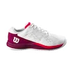 Dětská tenisová obuv Wilson Rush Pro Ace Jr White/Beet Red  EUR 38 2/3