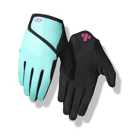 Dětské cyklistické rukavice Giro DND Jr II Screaming Teal/Neon Pink