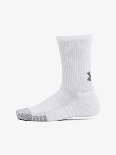 Dětské ponožky Under Armour  3pk Crew Yth-WHT  S