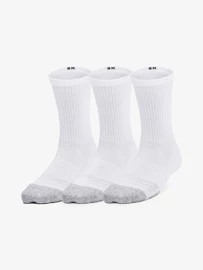 Dětské ponožky Under Armour  3pk Crew Yth-WHT