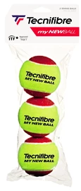 Dětské tenisové míče Tecnifibre My New Ball (3 Pack)