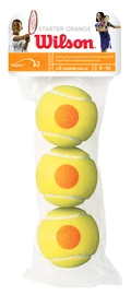 Dětské tenisové míče Wilson Starter Orange (3 Pack)