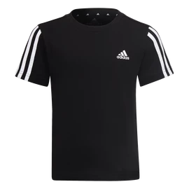Dětské tričko adidas Essentials 3-Stripes T-Shirt Black