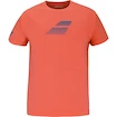 Dětské tričko Babolat  Exercise Cotton Tee Boy Hot Coral