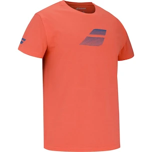 Dětské tričko Babolat  Exercise Cotton Tee Boy Hot Coral