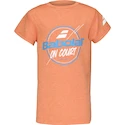 Dětské tričko Babolat  Exercise Graphic Tee Boy Vibrant Orange